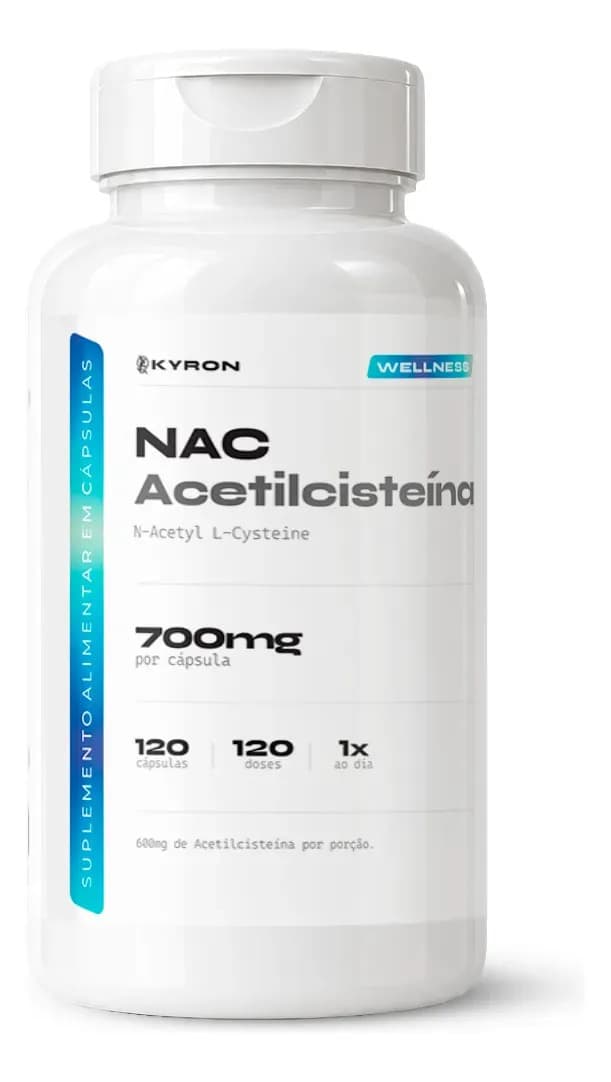 KYRON N-acetil L-cisteína Nac 700mg 120 Cápsulas - Kyron