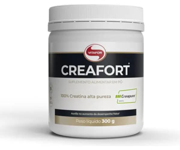 Vitafor Creatina Monohidratada Vitafor Creafort 100% 300g Suplemento Esportivo