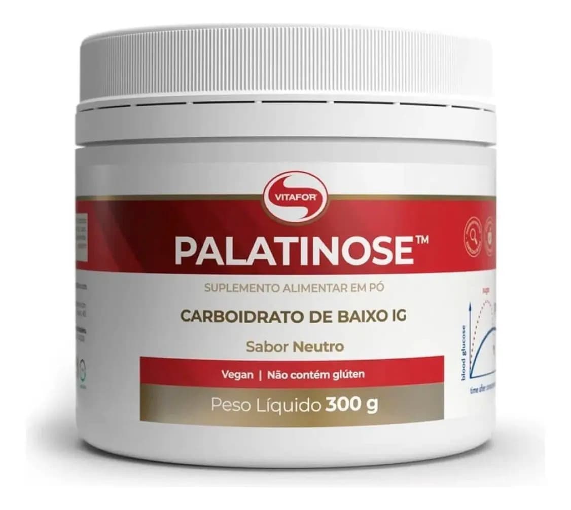 Vitafor Palatinose Vitafor Vegano 300g Sabor Neutro