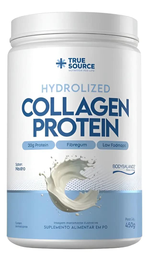 True Source Collagen Protein Bodybalance Neutro 450g True Source Sem Sabor