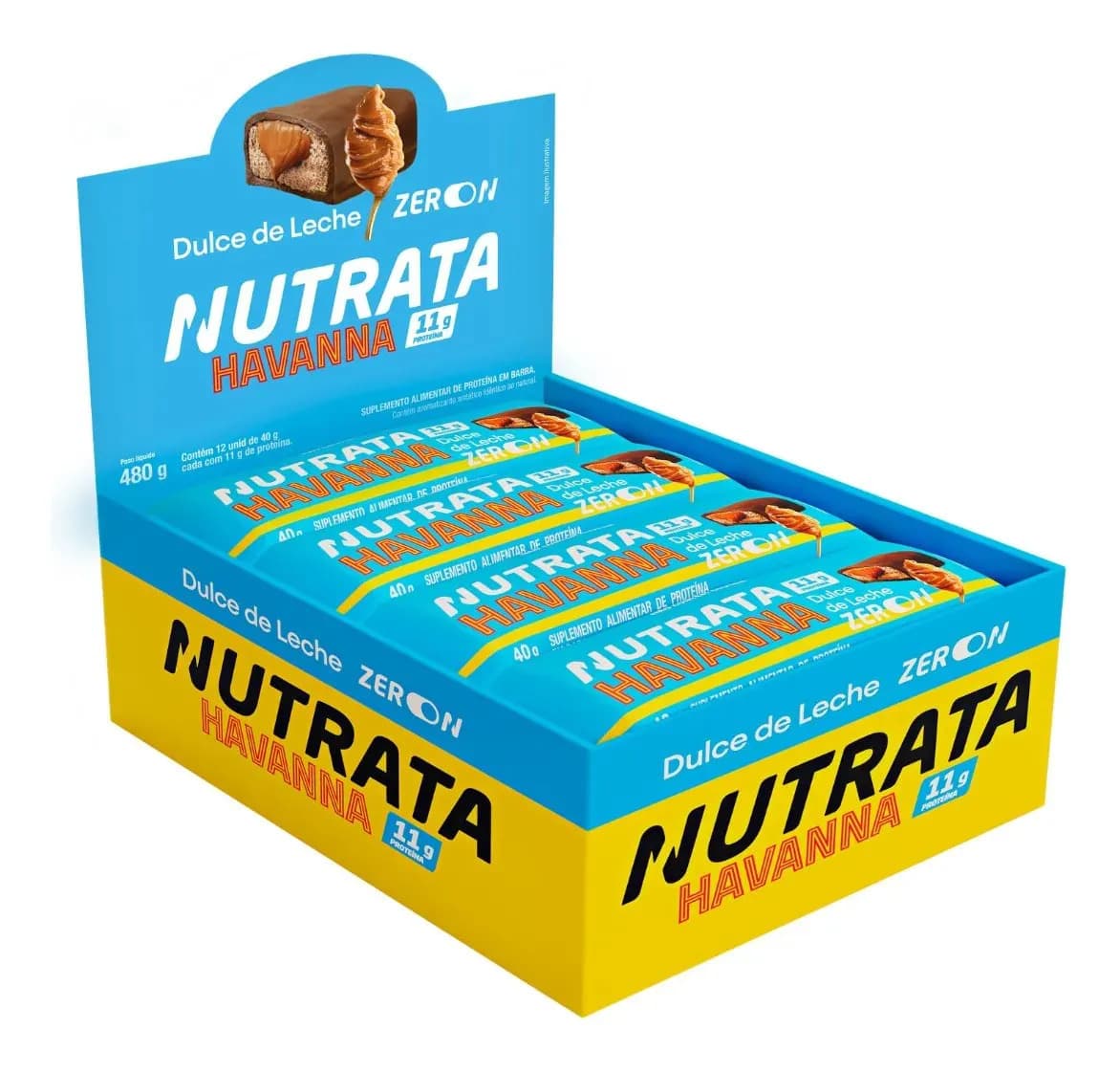 Nutrata Nutrata Havanna Barra De Proteina Zero Açúcar 40g Dp 12 Un