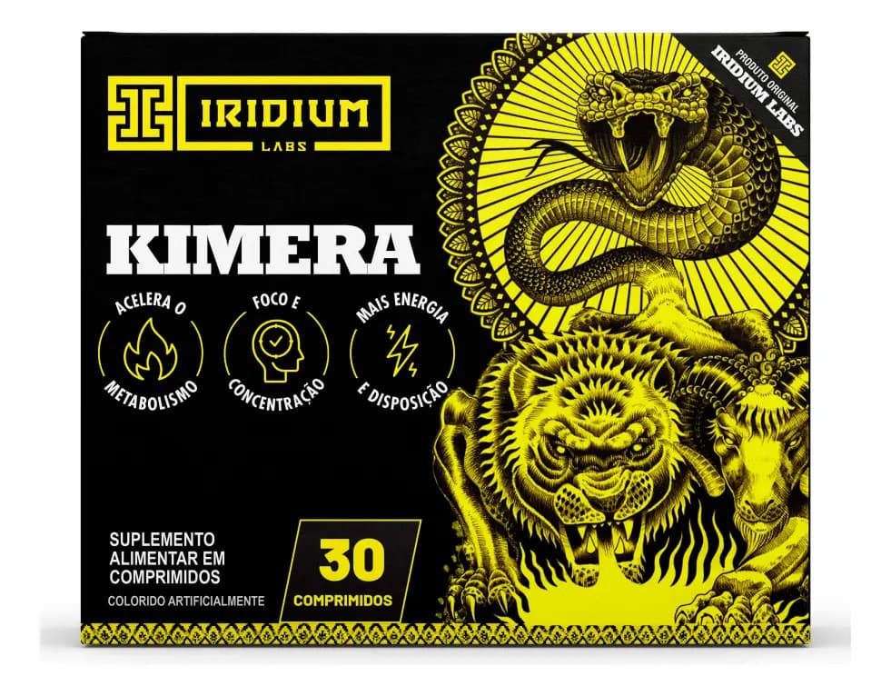 Iridium Labs Kimera Thermo - 30 Comps - Termogênico Iridium Labs Sabor Sem sabor