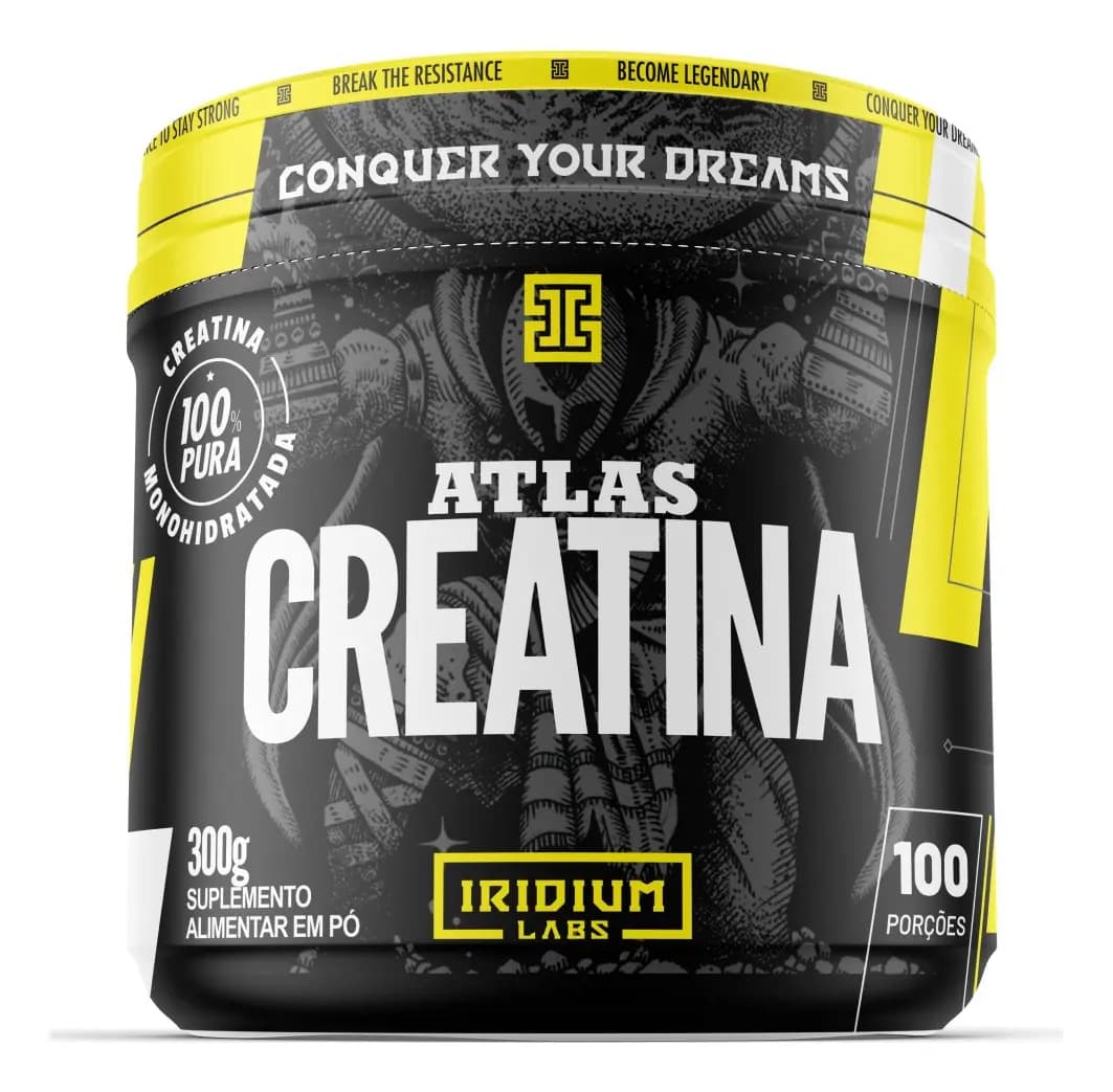 Iridium Labs Atlas Creatina - 300g Sabor Sem sabor