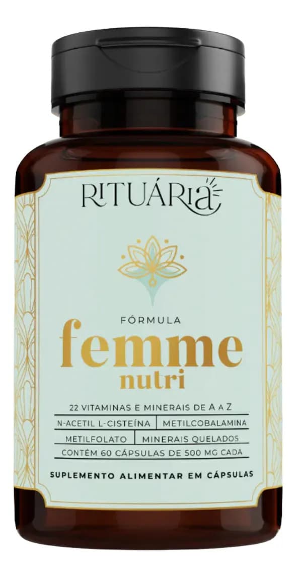 Rituária Fórmula Femme Nutri Multivitaminico Mulher 60 Caps Rituária Multivitaminico