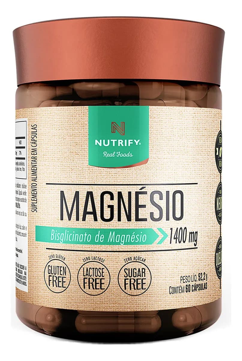 Nutrify Magnésio Bisglicinato - 60 Cápsulas - Nutrify