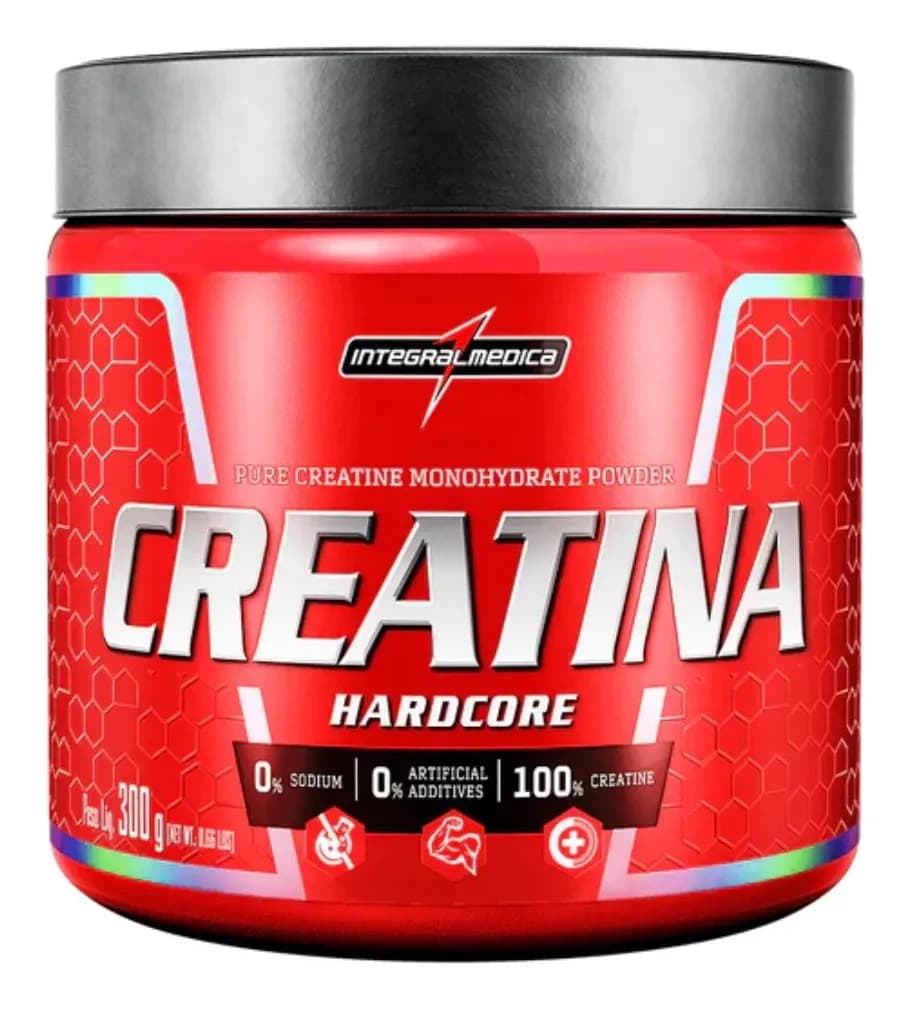 Integralmédica Creatina Monohidratada Hardcore 300g - Integralmedica Sem Sabor