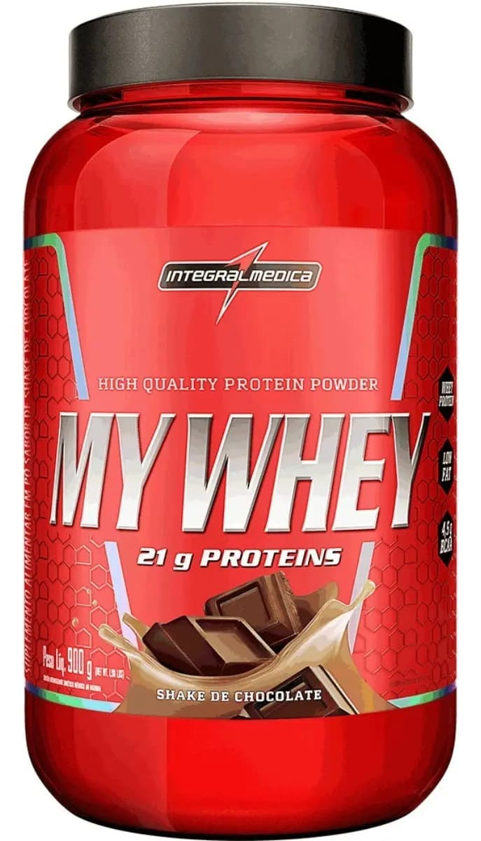 Integralmédica My Whey Shake De Chocolate Pote 900g Integralmédica Chocolate