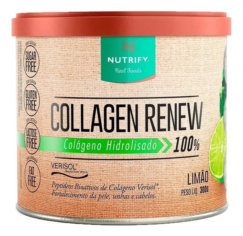 Nutrify Colágeno Hidrolisado Nutrify Collagen Renew Sabor Limão de 300g