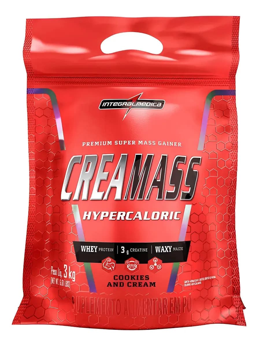 Integralmédica Creamass Hipercalórico Pouch Cookies 3kg Integralmédica Cookies And Cream