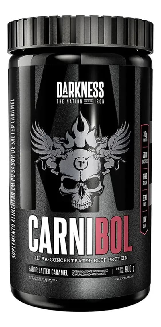 Darkness Whey Proteína de Carne Carnibol Salted Caramel 900g Darkness
