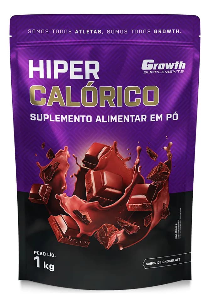 Growth Supplements Hipercalórico 1kg Growth Supplements - Sabor Chocolate